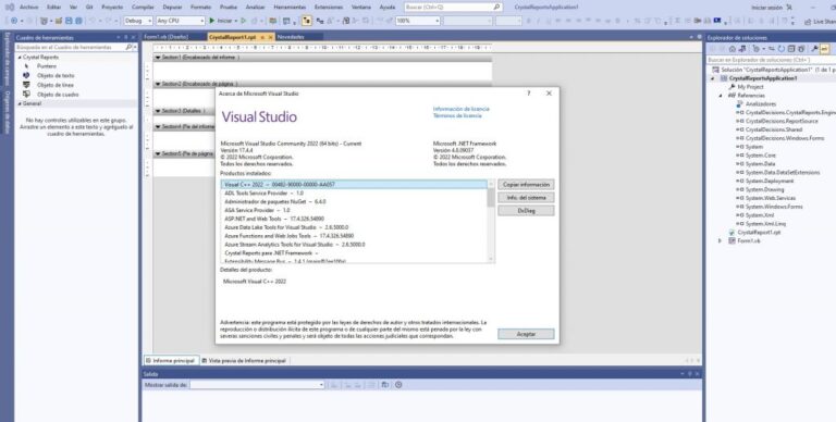Crystal Reports para Visual Studio 2022 – Desarrollo de Software y ...